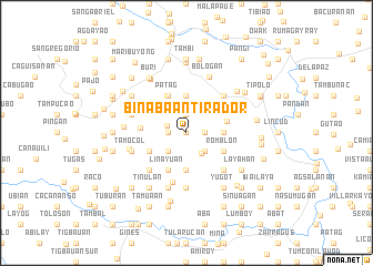 map of Binaba-an Tirador