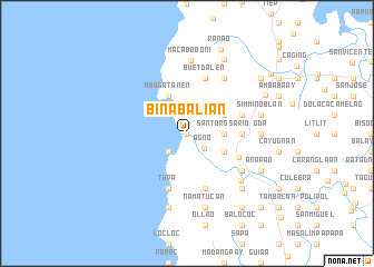 map of Binabalian