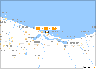 map of Binabbangan