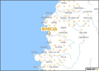 map of Binacud