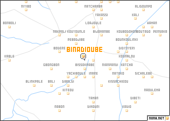 map of Binadioubé