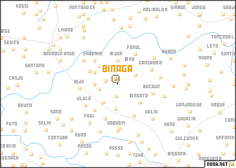 map of Binaga