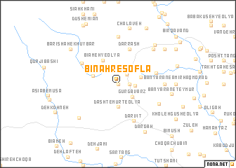 map of Bīnahr-e Soflá