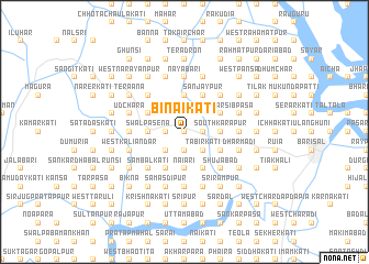 map of Bināikāti