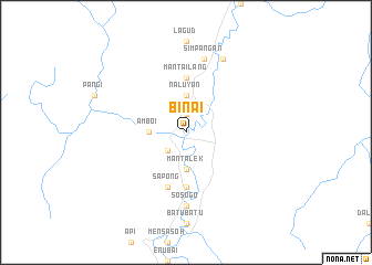 map of Binai