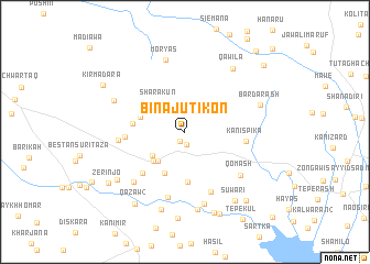 map of Binajūt-i Kōn