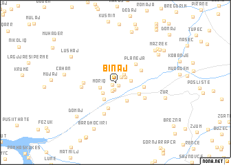 map of Binaj