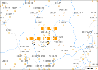 map of Binalian