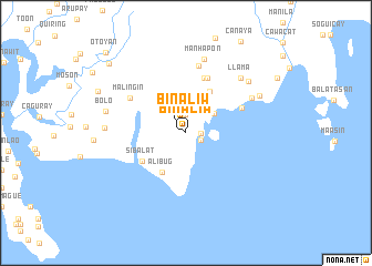 map of Binaliw