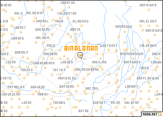 map of Binalonan