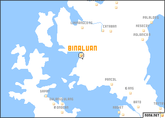 map of Binaluan