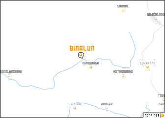 map of Binalun
