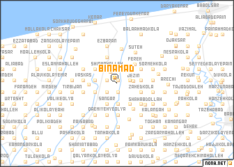 map of Bīnamad