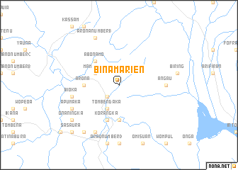 map of Binamarien