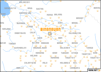 map of Binanauan