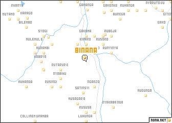 map of Binana