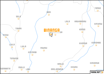 map of Binanga