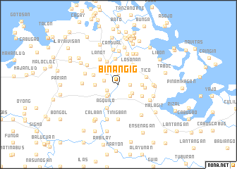 map of Binañgig