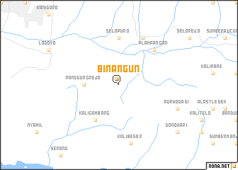 map of Binangun