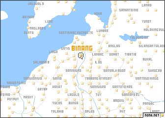 map of Biñang