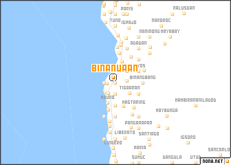 map of Binanuaan