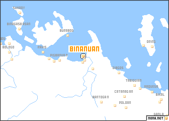 map of Binanuan