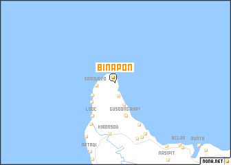 map of Binapon