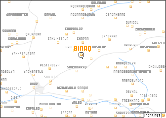 map of Bīnaq