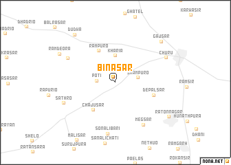 map of Bināsar