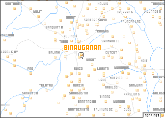 map of Binauganan