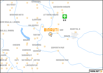 map of Bīnāuti