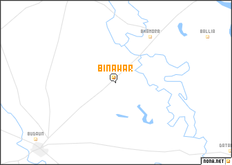 map of Bināwar