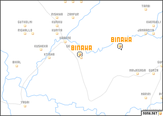 map of Binawa