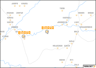 map of Binawa