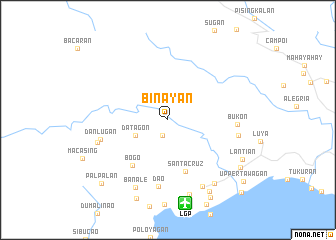 map of Binayan