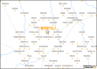 map of Binayili