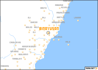 map of Binayusan