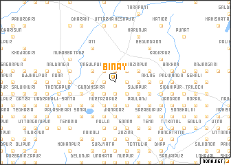 map of Binay