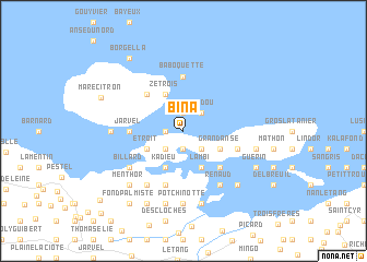 map of Bina