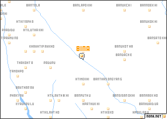 map of Bina