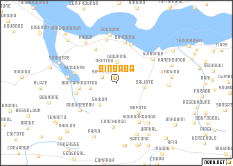 map of Binbaba