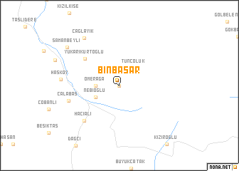 map of Binbaşar