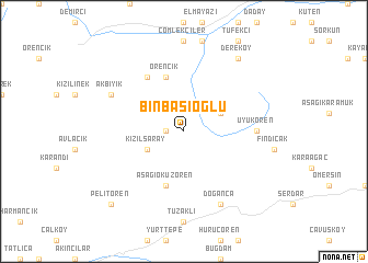 map of Binbaşıoğlu