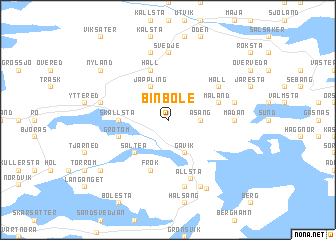 map of Binböle