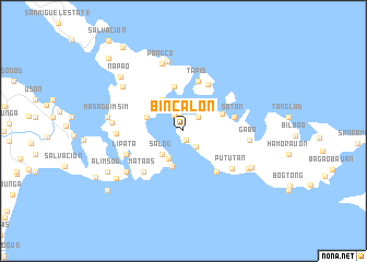 map of Bincalon