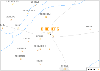 map of Bincheng