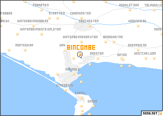 map of Bincombe