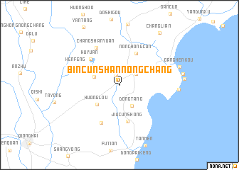 map of Bincunshannongchang