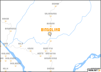 map of Bindalima