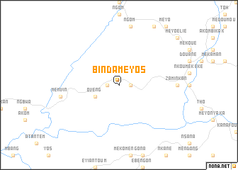 map of Binda-Meyos